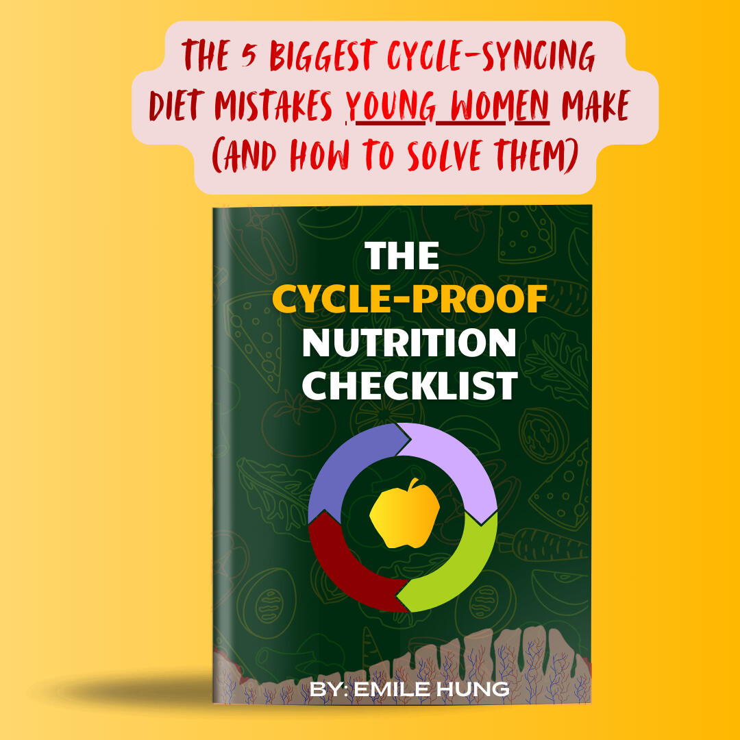 Get rid of confusing cycle-syncing nutrition! Get rid of confusing cycle-syncing nutrition!